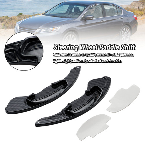 2016-2021 Honda Civic Gen10 2PCS Steering Wheel Paddle Shifter Extension Generic 2016-2021 Honda Civic Gen10 2PCS Steering Wheel Paddle Shifter Extension Generic