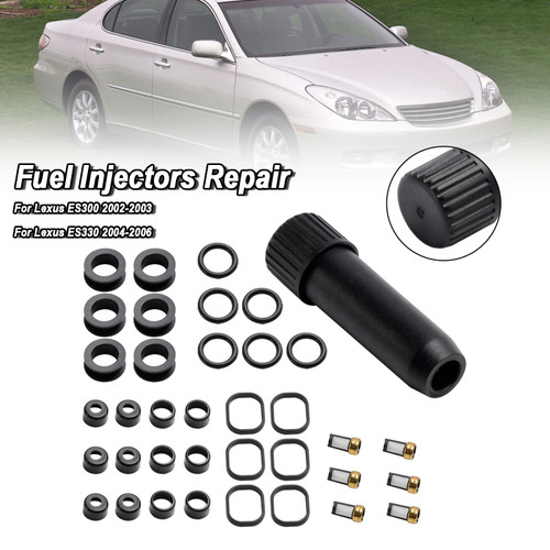 2002-2008 Lexus ES300 ES330 RX330 RX400H Fuel Injector Repair Seal Kit 23250-20030 Generic 2002-2008 Lexus ES300 ES330 RX330 RX400H Fuel Injector Repair Seal Kit 23250-20030 Generic
