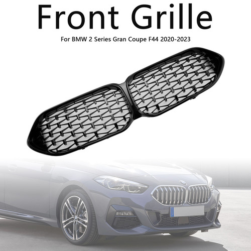 2020-2023 BMW 2 Series Gran Coupe F44 Front Grille Gloss Black Generic