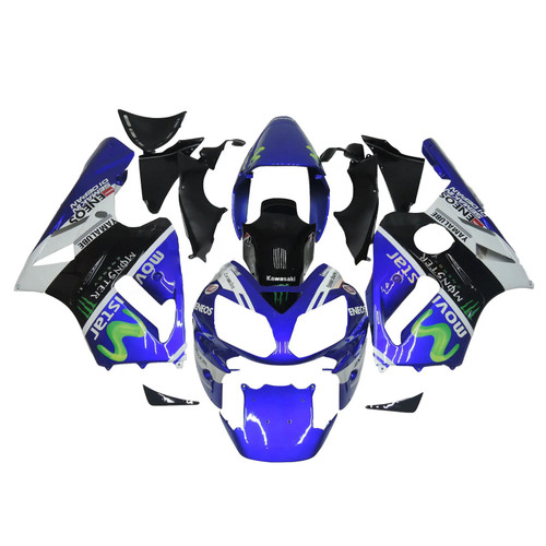 2002-2005 Kawasaki ZX12R Injection Fairing Kit Bodywork Plastic ABS Amotopart Fairing #109