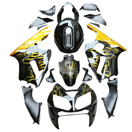 2002-2005 Kawasaki ZX12R Injection Fairing Kit Bodywork Plastic ABS Amotopart Fairing #127