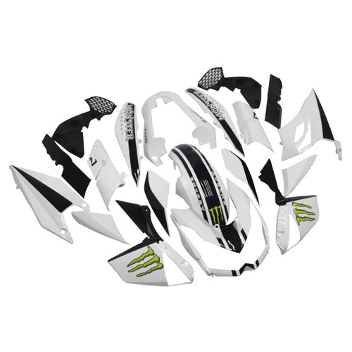 2010-2013 Kawasaki Z1000 Injection Fairing Kit Bodywork Plastic ABS Amotopart Fairing  #117