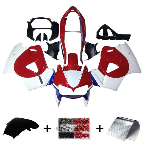 1998-2001 Honda VFR800 Injection Fairing Kit Bodywork Plastic ABS Amotopart Fairing #115