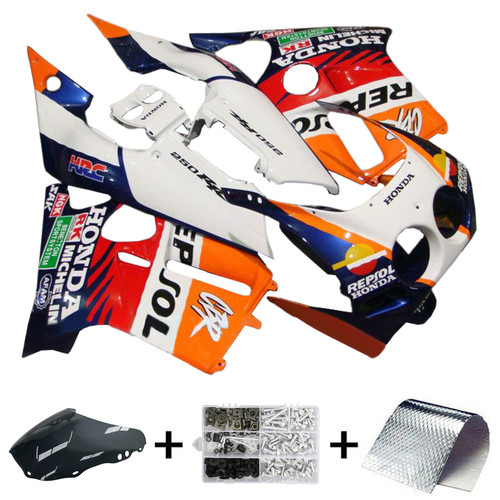 1988-1989 Honda CBR250RR MC19 Injection Fairing Kit Bodywork Amotopart Fairing #116 1988-1989 Honda CBR250RR MC19 Injection Fairing Kit Bodywork Amotopart Fairing #116