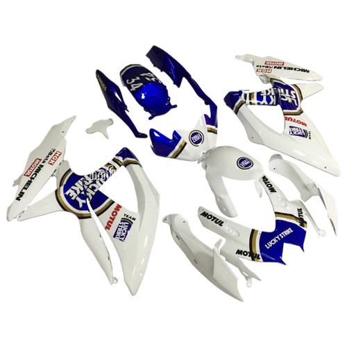 2008-2010 Suzuki GSXR600 GSXR750 GSXR 600/750 K8 Injection Fairing Kit Bodywork Plastic ABS Amotopart Fairing #198