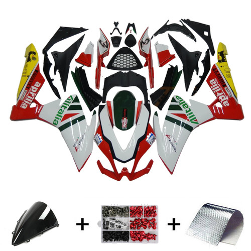 2009-2015 Aprilia RSV4 1000 Injection Fairing Kit Bodywork Plastic ABS Amotopart Fairing #109 2009-2015 Aprilia RSV4 1000 Injection Fairing Kit Bodywork Plastic ABS Amotopart Fairing #109