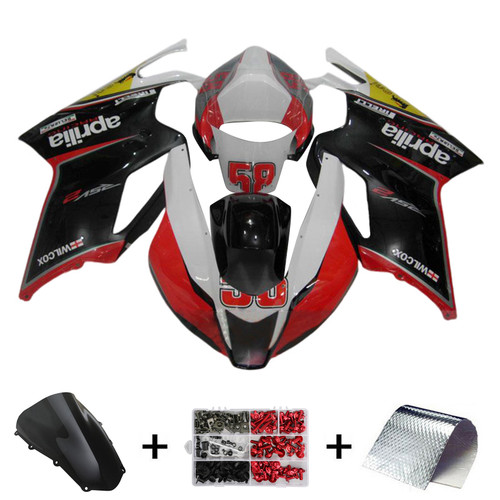 2003-2006 Aprilia RSV1000 Injection Fairing Kit Bodywork Plastic fit For  #118 2003-2006 Aprilia RSV1000 Injection Fairing Kit Bodywork Plastic fit For  #118