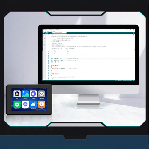 ESP32 S3 Development Board 3.5inch IPS Smart Touch Screen Built-In Firmware WIFI