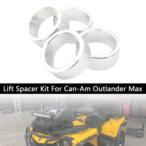 2007-2017 Can-Am Outlander Max 1000/1000R/400/500/570/650/800/850 Lift Spacer Kit Silver Generic