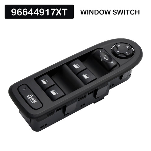 2007-2017 PEUGEOT 308 508 Drivers Front Window Switch 96644917XT Generic 2007-2017 PEUGEOT 308 508 Drivers Front Window Switch 96644917XT Generic