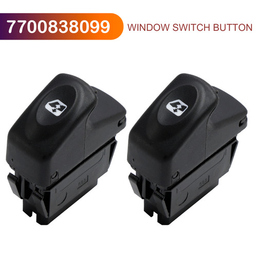 1999-2003 Renault Scenic I MKI Electric Window Control Switch Button 2Pcs 7700838099 Generic