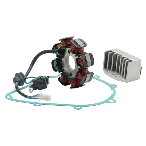 2007-2009 Honda Wave 125 / Wave 125S Magneto Coil Stator + Voltage Regulator + Gasket Assy 31120-KTM-962 Generic 2007-2009 Honda Wave 125 / Wave 125S Magneto Coil Stator + Voltage Regulator + Gasket Assy 31120-KTM-962 Generic