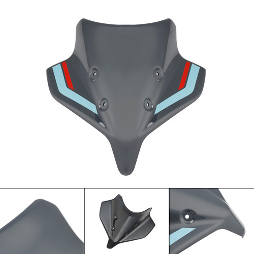 2022-2024 YAMAHA MT-10 SP Front Windshield Windscreen Gray Generic