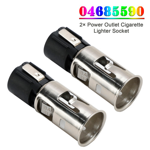 2000-2018 JEEP WRANGLER RENEGADE PATRIOT 2¡Á Power Outlet Cigarette Lighter Socket 04685590 Generic