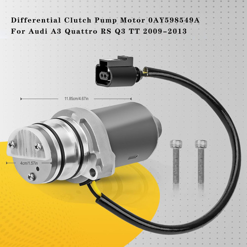 2009-2013 Audi A3 Quattro RS Q3 TT Differential Clutch Pump Motor 0AY598549A Generic