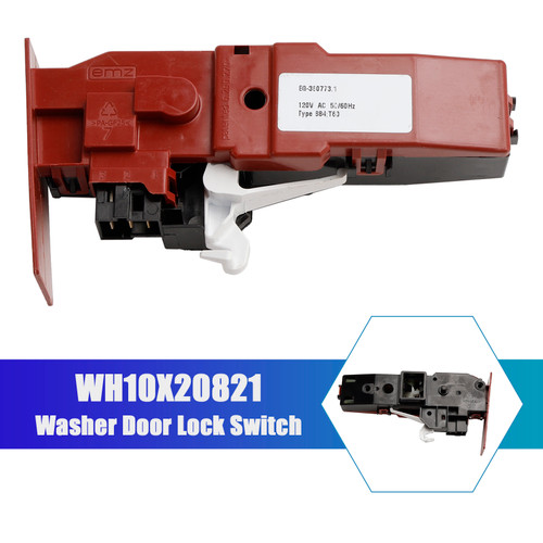 WH10X20821 Washer Door Lock Switch for GE 00648526 4120986 AP5958532 PS11699522