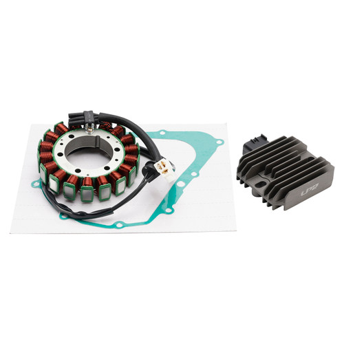 2002-2007 Suzuki GSX 1400 GSX1400 Magneto Coil Stator+Voltage Regulator+Gasket Assy Generic 2002-2007 Suzuki GSX 1400 GSX1400 Magneto Coil Stator+Voltage Regulator+Gasket Assy Generic