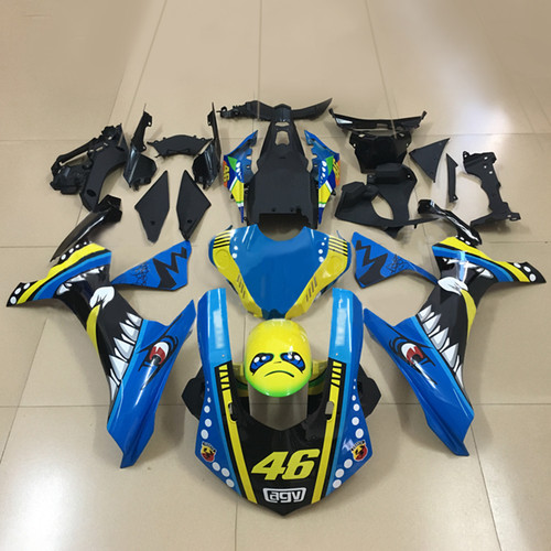 2015-2019 Yamaha YZF 1000 R1 Injection Fairing Kit Bodywork Plastic ABS Amotopart Fairing #142