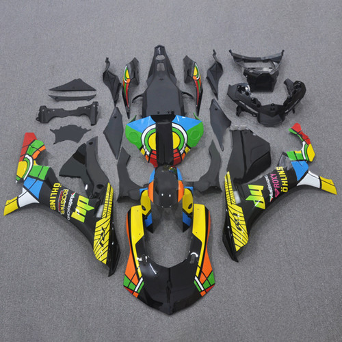 2015-2019 Yamaha YZF 1000 R1 Injection Fairing Kit Bodywork Plastic ABS Amotopart Fairing #143