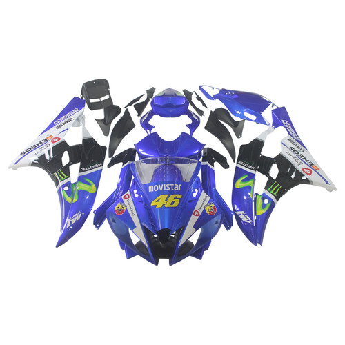 2006-2007 Yamaha YZF 600 R6 Injection Fairing Kit Bodywork Plastic ABS Amotopart Fairing #159