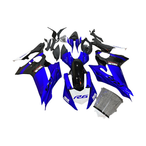 2017-2023 Yamaha YZF-R6 Injection Fairing Kit Bodywork Plastic ABS Amotopart Fairing #117