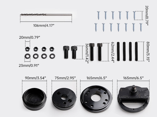 1989-2016 Cummins 3.9L 5.9L 6.7L Front+Rear Crankshaft Seal Remover & Installer Tool Generic