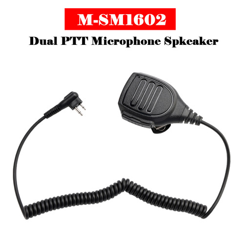 GP2000 CP88 SP10 PRO1150 P040 XIRP3688 M-SM1602 Dual PTT Microphone Speaker