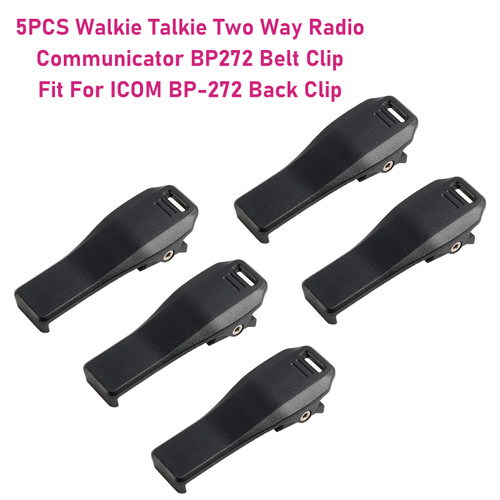 5PCS Walkie Talkie Two Way Radio Communicator BP272 Belt Clip For ICOM BP-272