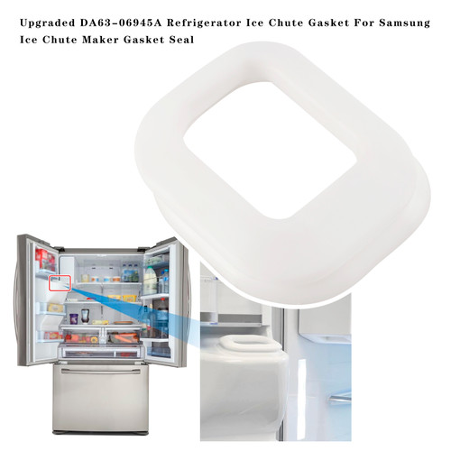 Samsung Ice Chute Maker Gasket Seal Refrigerator Ice Chute Gasket DA63-06945A Generic Samsung Ice Chute Maker Gasket Seal Refrigerator Ice Chute Gasket DA63-06945A Generic