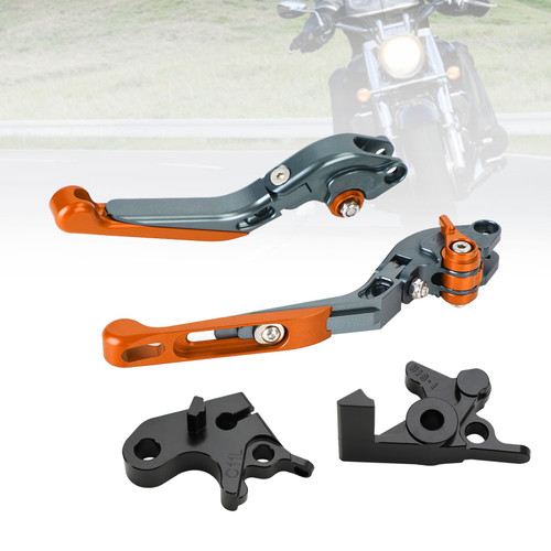 2020-2023 HONDA CRF1100L Africa Twin Adjustable Clutch Brake Lever Orange Generic