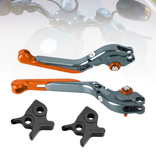 2017-2022 KYMCO AK550 Adjustable Clutch Brake Lever Orange Generic 2017-2022 KYMCO AK550 Adjustable Clutch Brake Lever Orange Generic