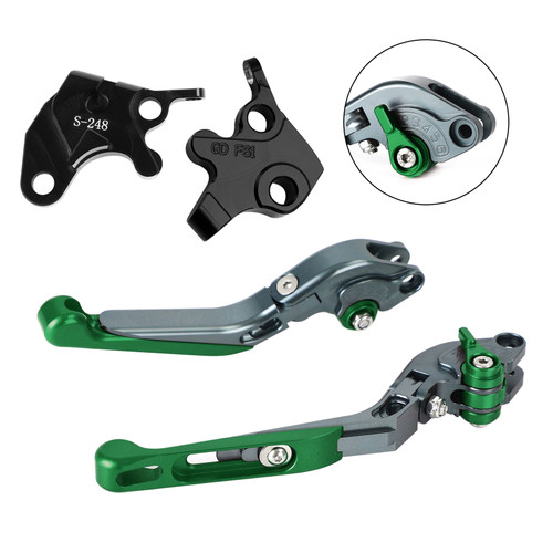 2008-2011 YAMAHA YZF R125 Adjustable Clutch Brake Lever Green Generic 2008-2011 YAMAHA YZF R125 Adjustable Clutch Brake Lever Green Generic