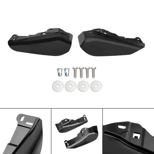 2023-2024 Touring CVO Street Glide Road Glide Mid-Frame Air Heat Deflector Black Generic