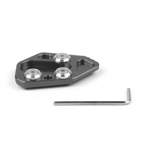 Kickstand Shoe Extension Plate Pad Side StandFor BMW F800R 09-15 HP2 SPORT 08-10 R1200S Gunmetal Kickstand Shoe Extension Plate Pad Side StandFor BMW F800R 09-15 HP2 SPORT 08-10 R1200S Gunmetal