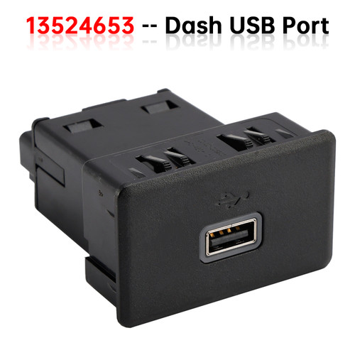 2019-2023 Chevy Silverado Sierra Dash USB Port Type A 13524653 Generic 2019-2023 Chevy Silverado Sierra Dash USB Port Type A 13524653 Generic