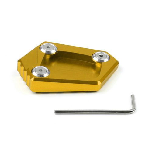 Side Stand Kickstand Plate Pad For Honda NC700 S/X FORZA 300 CB400 CBR250R X-ADV Gold