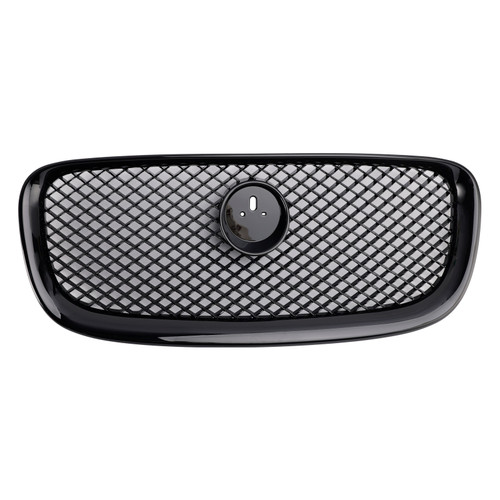 2012-2015 Jaguar XF Front Bumper Grille Without Letter Gloss Black Generic