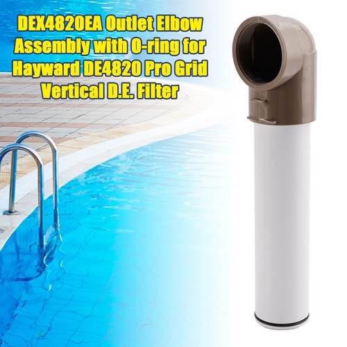 DEX4820EA Outlet Elbow Assembly with O-ring for Hayward DE4820 Pro Grid Vertical D.E. Filter