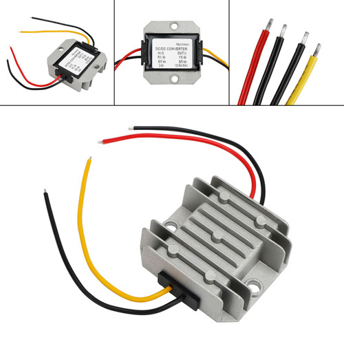 DC/DC Power Converter Regulator 24V to 12V 5A 60W Step Down WaterProof Generic DC/DC Power Converter Regulator 24V to 12V 5A 60W Step Down WaterProof Generic