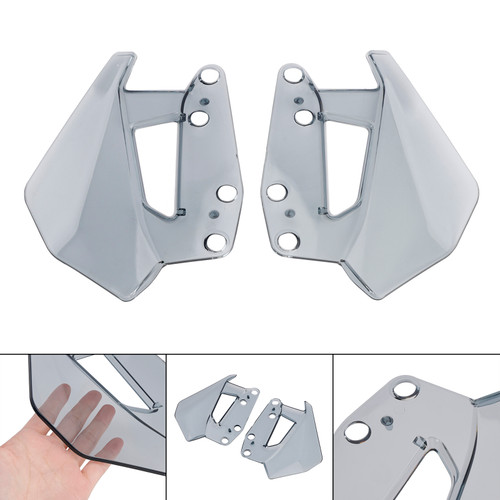 2024-2025 BMW R1300GS Windshield Plate Side Panels Gray Generic 2024-2025 BMW R1300GS Windshield Plate Side Panels Gray Generic