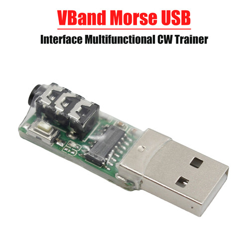 VBand USB Interface Multifunctional CW Trainer Key Code Trainer Telegraph Trainer