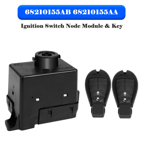 2008-2010 Dodge Town & Country Ignition Switch Node Module & Key 68210155AB,68210155AA Generic 2008-2010 Dodge Town & Country Ignition Switch Node Module & Key 68210155AB,68210155AA Generic