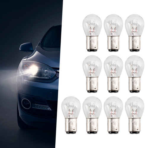 10PCS Car Light Tubular Lamp bulb P21/5W BAY15D 7528 12V 21/5W For OSRAM