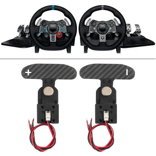 Logitech G29G27 Racing Game Simulation Steering Wheel Magnetic Shift Paddles Generic Logitech G29G27 Racing Game Simulation Steering Wheel Magnetic Shift Paddles Generic
