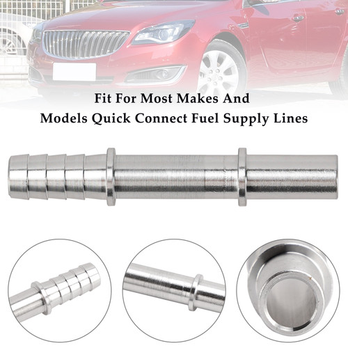 Quick Connect 3/8 Fuel Rail Hose To 3/8 Barb Adapter Fitting AN817-02-06BA