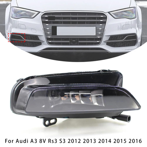2012-2016 Audi A3 8V Rs3 S3 1 Pcs Front Right Fog Light Lamps With Bulbs Generic