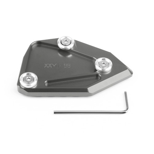 Side Pad Kickstand Stand Extension Plate BMW C600 SPORT C650 GT (2012-2015), Titanium Side Pad Kickstand Stand Extension Plate BMW C600 SPORT C650 GT (2012-2015), Titanium