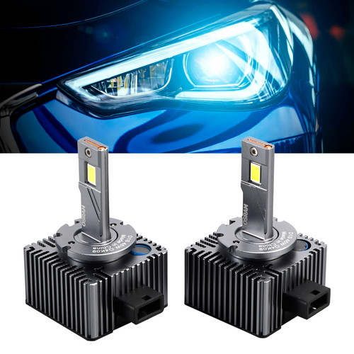 2PCS Car Light LED-HL D1S 166140CW 45W 6000K For OSRAM