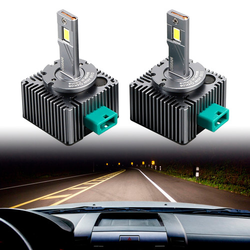 2PCS Car Light LED-HL D3S 166340CW 45W 6000K For OSRAM