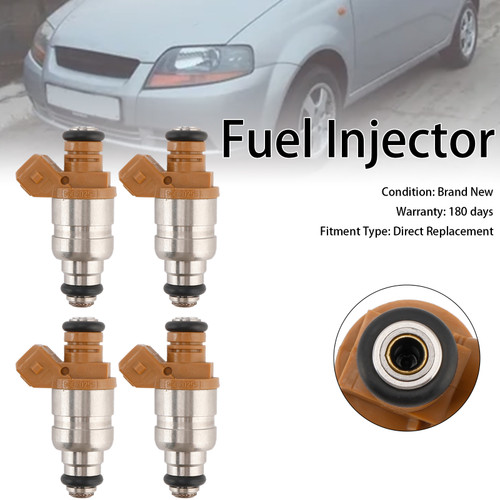 Daewoo Matiz Kalos M200 M250 0.8 1.0L 4PCS Fuel Injector 96351840 Generic